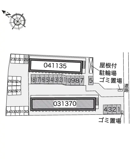 ★手数料０円★赤穂市中広　月極駐車場（LP）